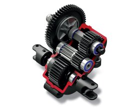 TRAXXAS E-REVO 1/16 (czerwono-niebieski) | 71054-8-RBLU