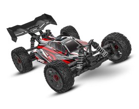 Traxxas Jato 4x4 BL-2S 1/8 Samochód Zdalnie Sterowany Czerwony | 90154-4