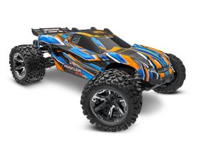 Traxxas Rustler 4X4 VXL TSM 1/10 Pomarańczowy | 67376-4 TRAXXAS