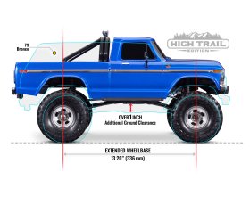 TRX-4 FORD F150 RANGER XLT 1:10 (CZARNY) | 92046-4-BLK TRAXXAS