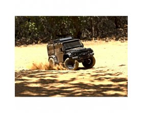 TRX-4 Land Rover Defender 1:10 z wyciągarką (czarny) | 82056-84B TRAXXAS