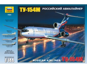 Tu-154M Russian Airliner 1:144 | Zvezda 7004