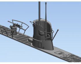 U-Boat Type IIB (1939) German Submarine 1:144 | S009 ICM