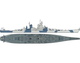 U.S. Navy Battleship BB-61 Iowa 1:700 | 31616 TAMIYA