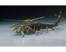 UH-60A Black Hawk (U.S. Army Tactical Transport Helicopter) 1:72 | D3-00433 HASEGAWA