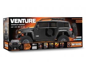 VENTURE CRAWLER TOYOTA FJ CRUISER 1:10 4WD RTR MATTE BLACK - HPI 118146