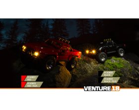 Venture18 FLUX 1985 Toyota Hilux SR5 Brushless 1/18 (czerwony) | 160803 HPI
