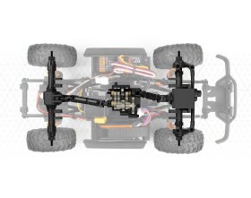 Venture18 FLUX 1985 Toyota Hilux SR5 Brushless 1/18 (czerwony) | 160803 HPI