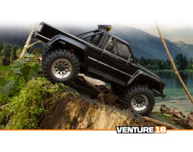 Venture18 FLUX 1985 Toyota Hilux SR5 Brushless 1/18 (czarny) | 160802 HPI