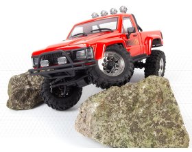 Venture18 FLUX 1985 Toyota Hilux SR5 Brushless 1/18 (czerwony) | 160803 HPI