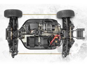 VORZA BUGGY FLUX 4WD 6S 1/8 (czerwony) | 160178 HPI