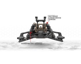 VORZA BUGGY FLUX 4WD 6S 1/8 (czerwony) | 160178 HPI
