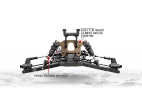 VORZA TRUGGY FLUX 4WD 6S 1/8 (czerwony) | 160181 HPI