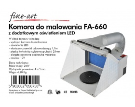 Wyciąg do malowania z oświetleniem LED - FINE-ART FA-660 