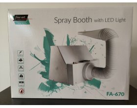 Wyciąg do malowania z oświetleniem LED (Spray Booth with LED Light) | FA-670 FINE-ART