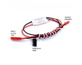 Wyłącznik elektroniczny Kill Switch 30A 3,7-28V (sterowanie z nadajnika)