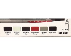 Zestaw farb akrylowych (US NAVY&USMC) | HTK-BS18 HATAKA